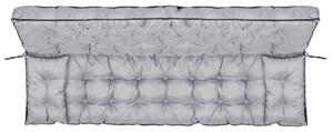 Zestaw poduszek ogrodowych Aio Factory 150x60x50 cm szary komplet 1szt