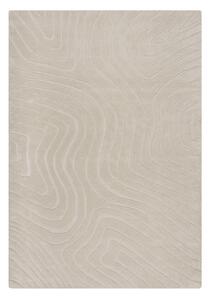 Kremowy wełniany dywan tkany ręcznie 120x170 cm Mesmerise Natural – Flair Rugs