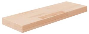Półka, 60x20x4 cm, surowe lite drewno dębowe