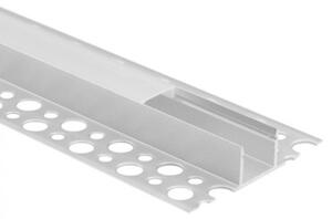 Profil do taśm LED GN01 natynkowy anodowany + klosz mrożony 1m Ecolight