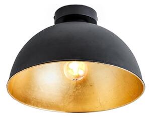 B.K. Licht B.K. Licht 1322 - Lampa sufitowa 1xE27/60W/230V czarna/złota P6278