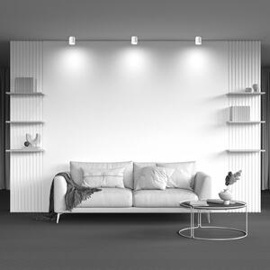 Maytoni downlight Hoop, biały, wysokość 10 cm, Ø 8,5 aluminium GX53 możliwość ściemniania, biały / opal, salon / jadalnia, aluminium, nowoczesny