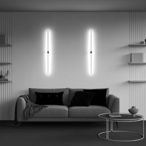 Maytoni Kinkiet LED Pars, czarny, salon / jadalnia, aluminium, nowoczesny