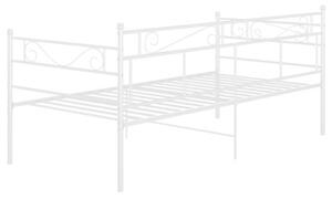 Rama sofy, biała, metalowa, 90x200 cm