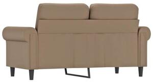 Sofa, 2-osobowa kolor cappuccino, 120 cm, sztuczna skÃ³ra