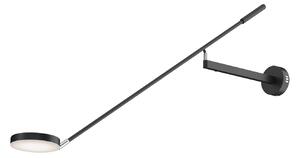 Maytoni kinkiet LED Fad, czarny, metal 100 cm regulowany