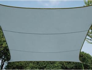 Perel Żagiel przeciwsłoneczny, kwadratowy, 3,6 m jasnoszary