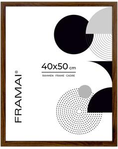 Brązowa ramka na zdjęcia 40x50 cm FRAMAI®