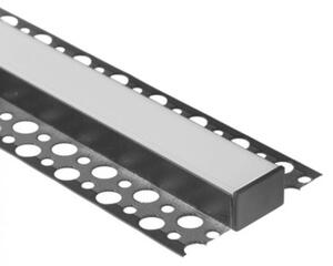 Profil do taśm LED GNS01 natynkowy czarny + klosz mleczny 1m Ecolight