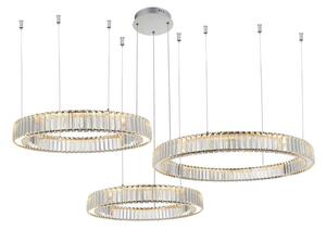 Nowoczesna lampa wisząca LED Azzardo Spark AZ5795 144W 40+60+80 cm – mocne światło i designerski styl
