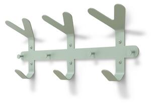 Szarozielony stalowy wieszak ścienny 66 cm Frondo – Spinder Design
