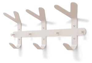 Szarobrązowy stalowy wieszak ścienny 66 cm Frondo – Spinder Design