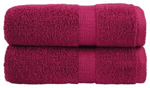 Ręczniki toaletowe premium, solund 2 szt. bordeaux 30x30cm 600 g/m²