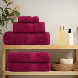 Ręczniki toaletowe premium, solund 2 szt. bordeaux 30x30cm 600 g/m²