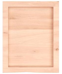 Półka, 40x50x(2-4) cm, surowe lite drewno dębowe