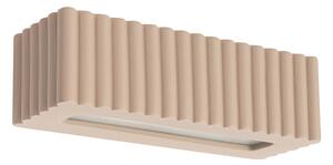 Szarobrązowy kinkiet ceramiczny Rivena – Sollux