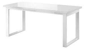 Stół rozkładany 170-225 Helio 92 - biały / białe szkło