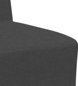 ModuÅowa sofa bez podÅokietnikÃ³w, czarna, 55 cm, materiaÅ