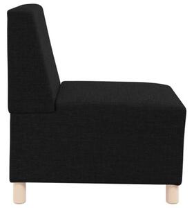 ModuÅowa sofa bez podÅokietnikÃ³w, czarna, 55 cm, materiaÅ