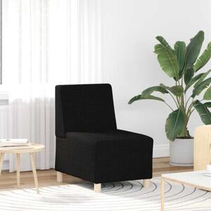 ModuÅowa sofa bez podÅokietnikÃ³w, czarna, 55 cm, materiaÅ