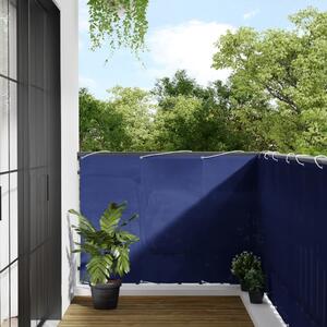 Parawan balkonowy, niebieski, 120x700 cm, 100% poliester Oxford