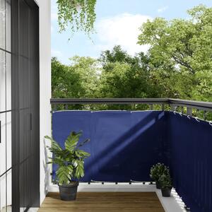 Parawan balkonowy, niebieski, 90x700 cm, 100% poliester Oxford