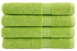 Ręczniki premium solund, 4 szt., zielone, 100x200 cm, 600 g/cm²