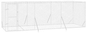 Kojec zewnętrzny dla psa, 6x2x2 m, stal galwanizowana