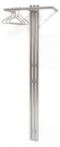 Stalowy wieszak ścienny w kolorze srebra 65 cm Senza – Spinder Design