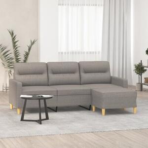 Sofa 3-osobowa z podnÃ³Å¼kiem, taupe, 180 cm, tkaninÄ
