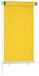 Roleta zewnętrzna, 80x140 cm, żółta, HDPE