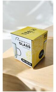 Szklanka termiczna z kwiatami w środku, hortensje 300 ML 1szt SZK153