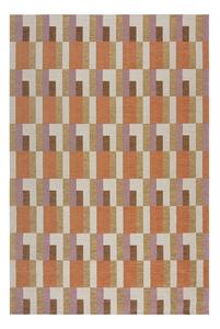 Pomarańczowo-naturalny dywan 155x230 cm Riley Block Geo – Flair Rugs