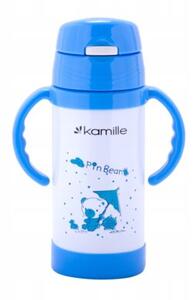 Kubek termiczny bidon dla dzieci dziecka z nadrukiem 350ML 3 kolory KAMILLE