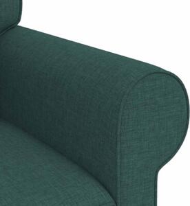 ModuÅowa kanapa w ciemnej zieleni z ergonomicznymi poduszkami i minimalistycznym designem