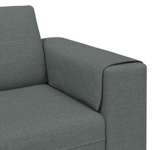 Nowoczesna sofa w ciemnoszarym kolorze z ergonomicznymi podÅokietnikami i brÄ zowymi nogami