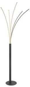 Globo BIZZY 59229B lampa podłogowa LED 36W czarna, ściemniacz dotykowy, 3000K, 187 cm