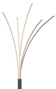 Globo BIZZY 59229B lampa podłogowa LED 36W czarna, ściemniacz dotykowy, 3000K, 187 cm