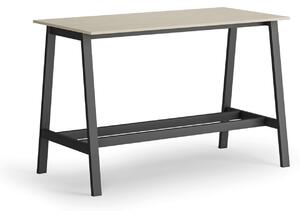 Wysoki stół barowy, 1600 x 800 mm, brzoza
