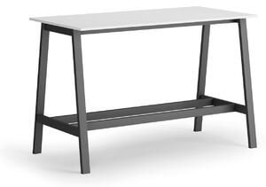 Wysoki stół barowy, 1600 x 800 mm, biały