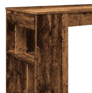 Stolik barowy z przegrodami, stare drewno, 102x50x103,5 cm