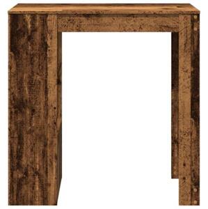 Stolik barowy z przegrodami, stare drewno, 102x50x103,5 cm