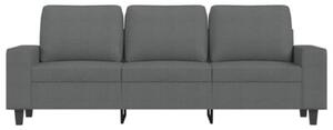 Sofa 3-osobowa z podnÃ³Å¼kiem, ciemnoszary, 180 cm, tkaninÄ