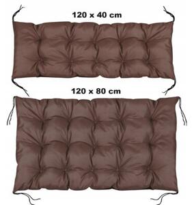 Zestaw poduszek ogrodowych na palety Aio Factory 120x80x40 cm brązowy 1szt