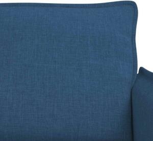 ModuÅowa kanapa nowoczesna w kolorze niebieskim z ergonomicznym designem