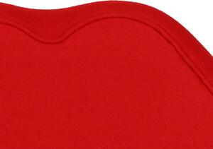 Fotel Usta 1 czerwony tapicerowany