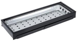 Grill węglowy składany przenośny 77x23x31 cm