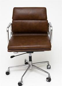 Fotel biurowy CH2171 PREMIUM inspirowany EA217 skóra brązowa