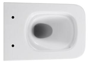 Miska WC HYDROSAN YUZU-WH-GL-TR-03 Prostokątny Biały / Złoty pasek
