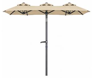 Linder Exclusiv Parasol ogrodowy 300x150x220 cm Beowy